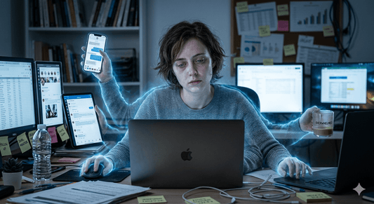Why Scrolling & Multitasking Drain Your Brain More Than Actual Work - cleearmind
