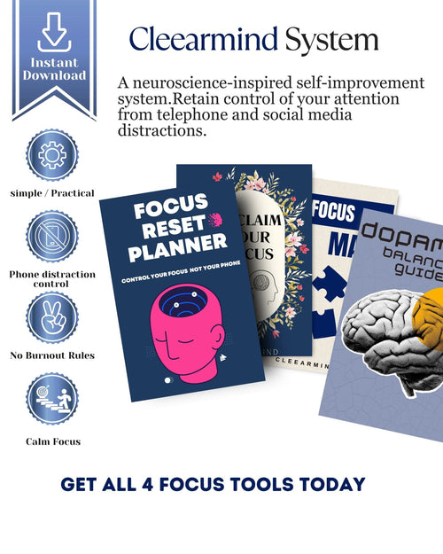 Reclaim Mental Focus - cleearmind